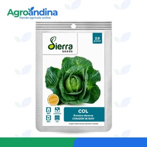 Semilla de Col Corazón de Buey Sierra Seeds 2 g semilla-col-corazon-buey-sierra-seeds-2g-frontal.webp