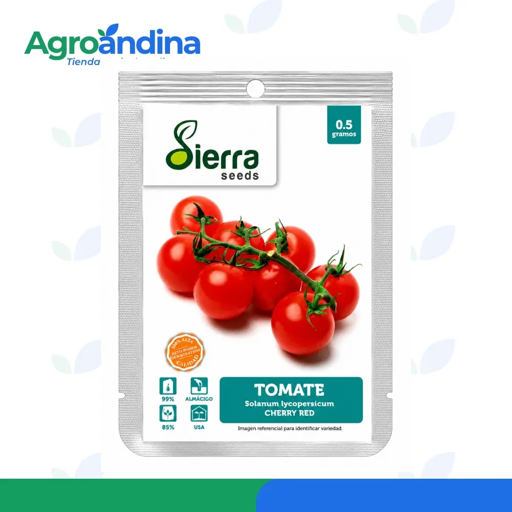 Semillas de Tomate Cherry Red 0.5 g Semillas de Tomate Cherry Red Sierra Seeds de 0.5 gramos