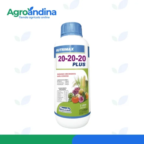 Nutrimax 20-20-20 Plus fertilizante foliar NPK con micronutrientes quelatizados