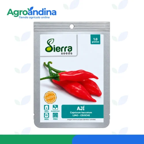 Semilla de Ají Limo Ceviche Sierra Seeds 1 g Semilla de ají limo ceviche Sierra Seeds 1 g Capsicum baccatum