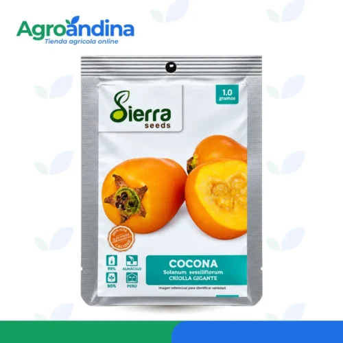 Semilla de cocona criolla gigante Sierra Seeds sobre de 1 gramo