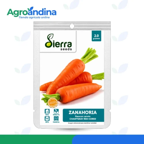 Semilla de Zanahoria Chantenay Red Cored 2 g Semilla de Zanahoria Chantenay Red Cored 2 g Sierra Seeds