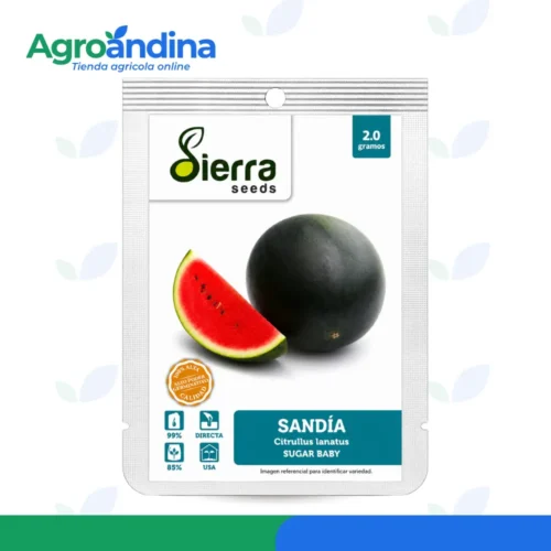 Semilla de sandia 2r Semilla de Sandía Sugar Baby Sierra Seeds de 2 gramos