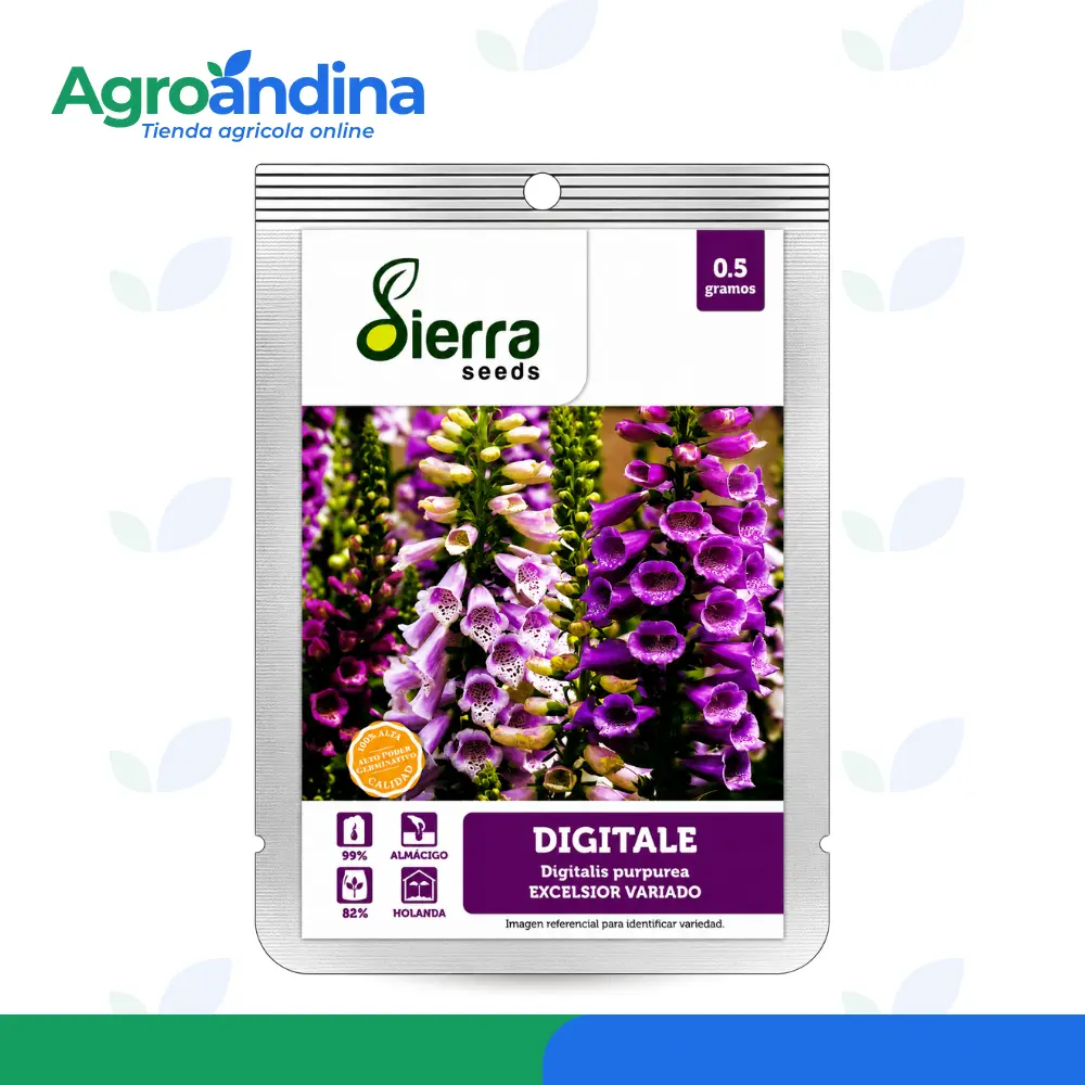 Semilla de Digitale Excelsior Variado Sierra Seeds 0.5 g