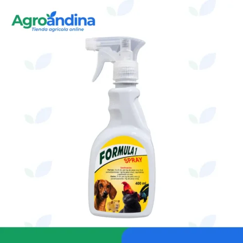 Formula 1 Spray Quimivet antiparasitario para perros y gatos