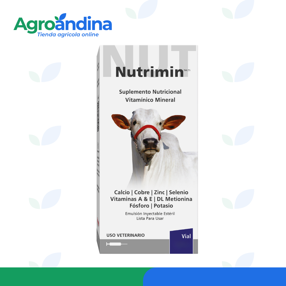 Nutrimin suplemento vitamínico mineral para bovinos ovinos y porcinos