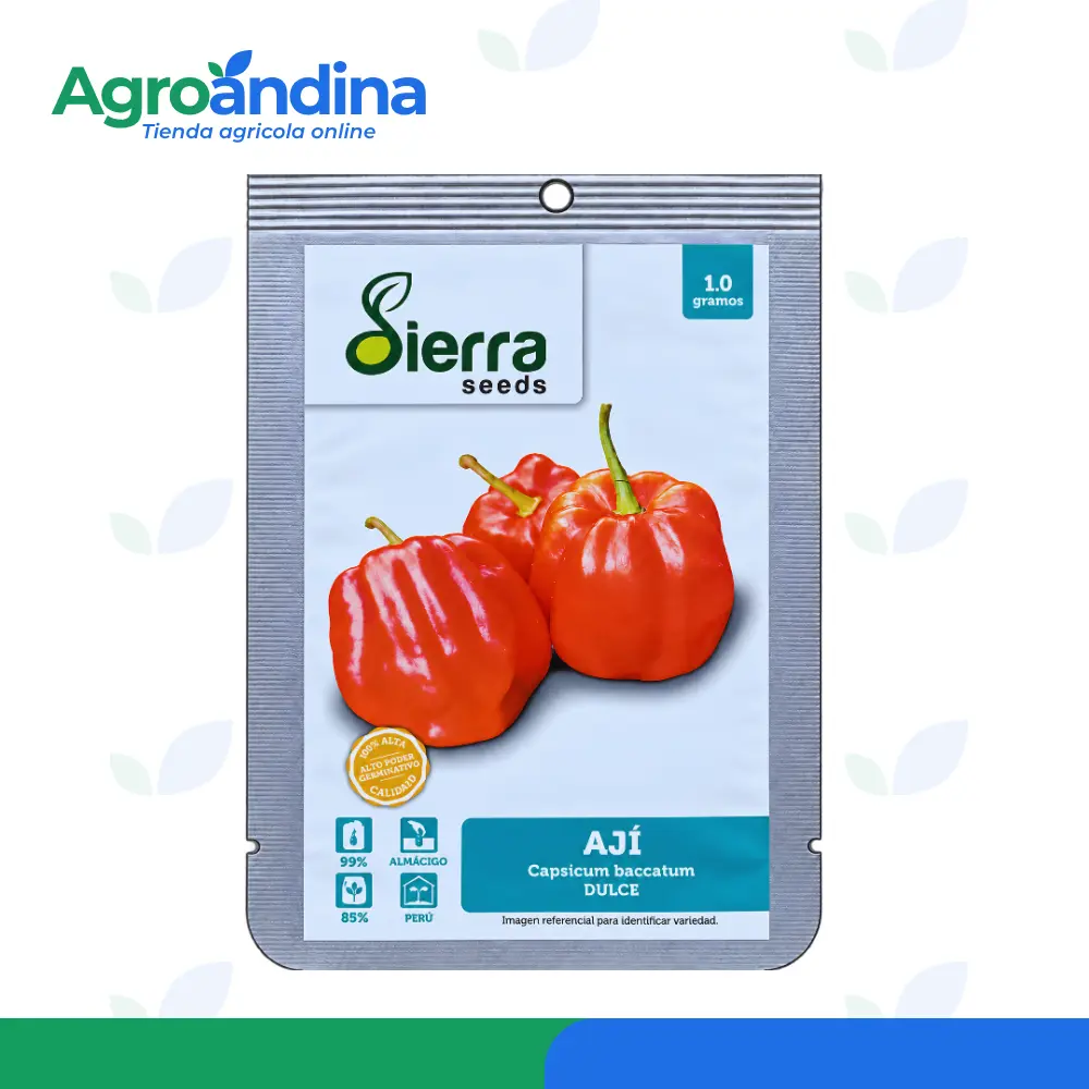 Semilla de ají dulce Sierra Seeds 1 g Capsicum baccatum