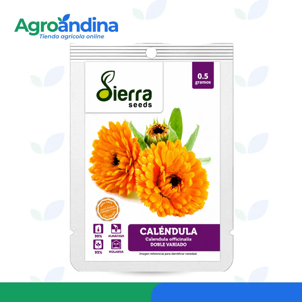 semilla-calendula-doble-variada-sierra-seeds-05g Semilla de caléndula doble variada Sierra Seeds 0.5 g