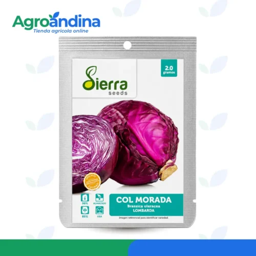 Semilla de Col Morada Lombarda Sierra Seeds 2 gramos