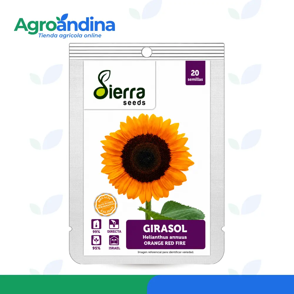 semilla-girasol-orange-red-fire-sierra-seeds-20-semillas Semilla de Girasol Orange Red Fire Sierra Seeds 20 semillas