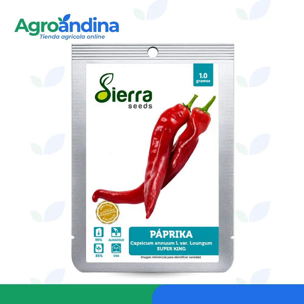 semilla-paprika-super-king-sierra-seeds-1g Semilla de Páprika Super King Sierra Seeds 1 g
