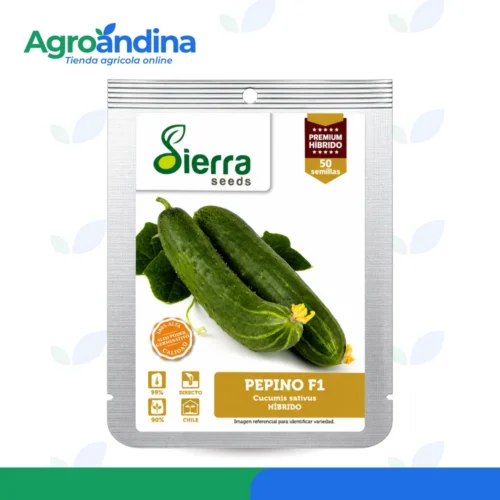 semilla-pepino-f1-hibrido-sierra-seeds-50-semillas Semilla de Pepino F1 híbrido Sierra Seeds sobre de 50 semillas