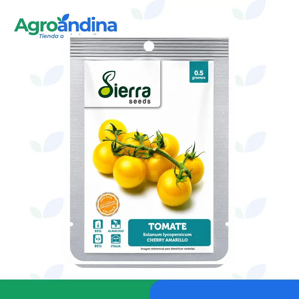 semilla-tomate-cherry-amarillo-sierra-seeds-05g Semilla de Tomate Cherry Amarillo Sierra Seeds 0.5 g