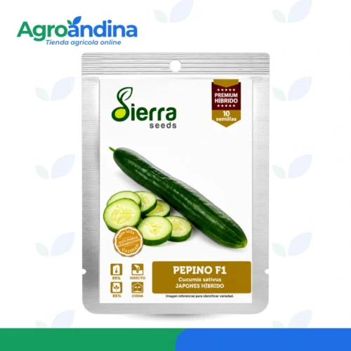 semillas-pepino-f1-japones-hibrido-sierra-seeds-10-semillas Semillas de Pepino F1 Japonés Híbrido Sierra Seeds de 10 semillas